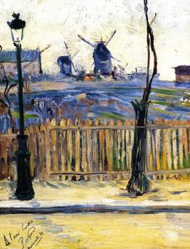 (image for) Handmade oil painting Copy paintings of famous artists Paul Signac's painting,Rue Caulaincourt